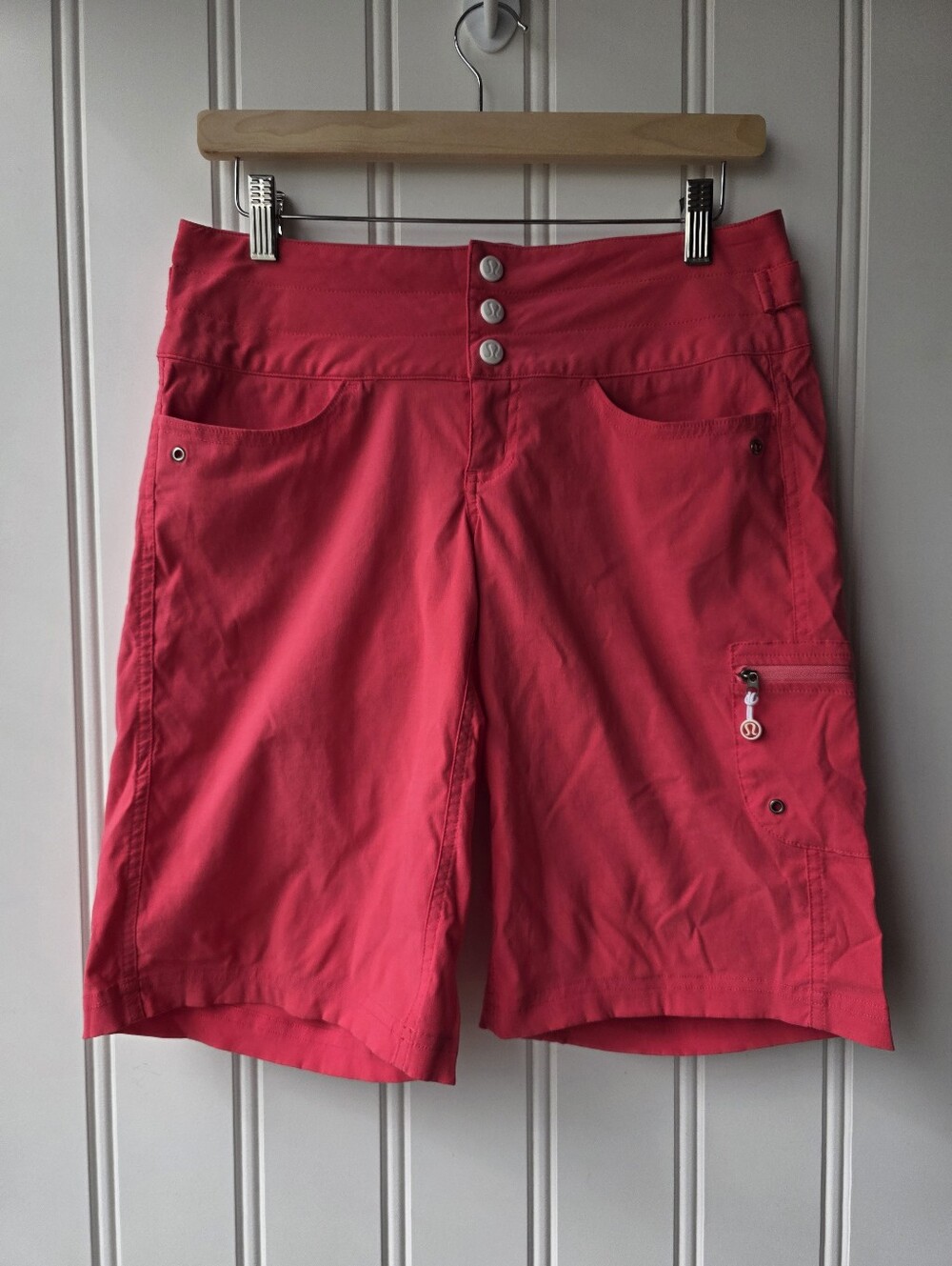 Vintage Lululemon Bermuda Boardshorts Glossy Lips Pink Size 4
